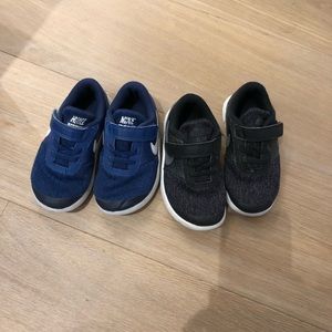 Two pairs of Nike shoes size 10